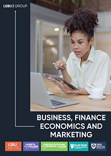 Business career pathway brochure cover