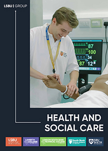 Health career pathway brochure cover